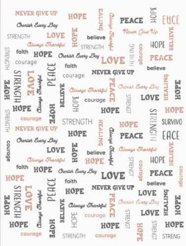 Nagelsticker - Aufkleber selbstklebend - Nail Sticker - rosegold schwarz Wörter Love